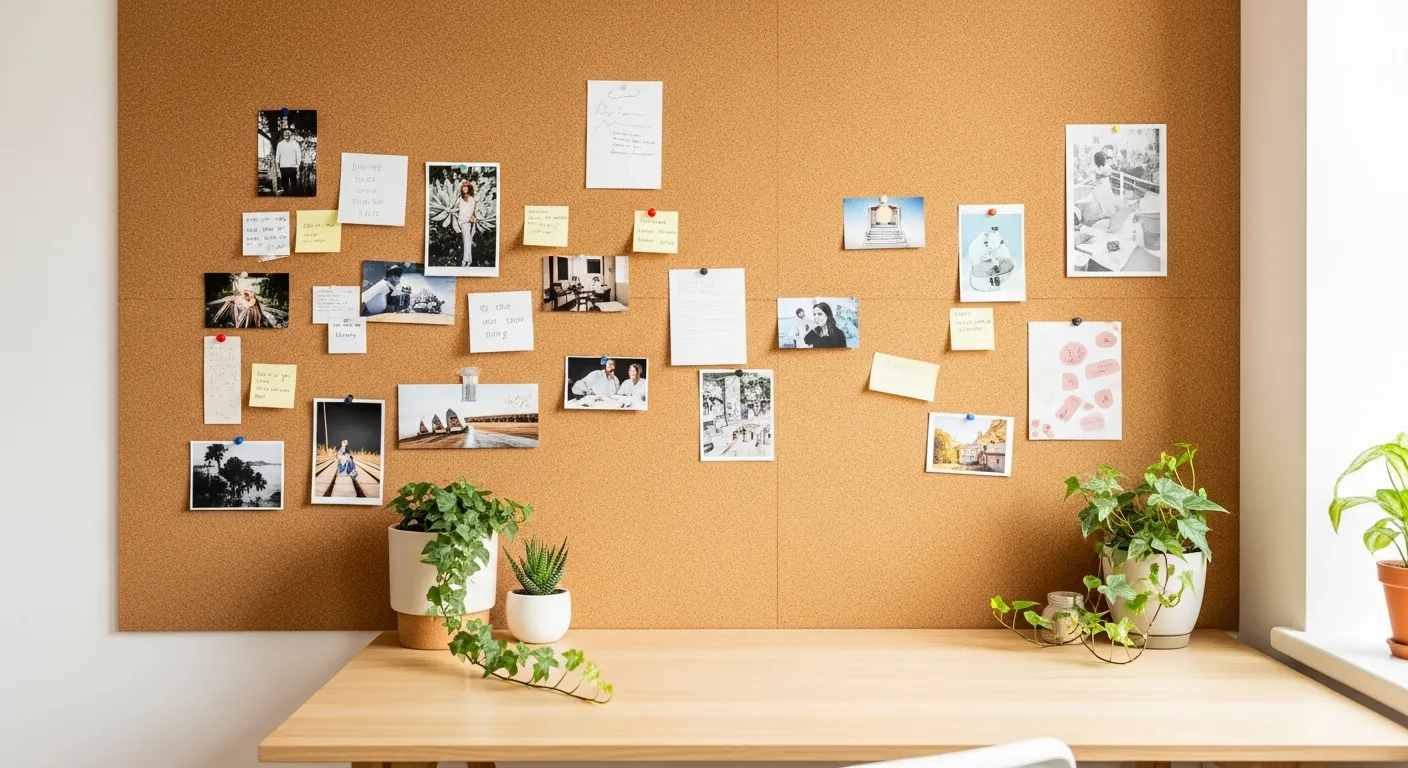 Adhésif Liège - Revêtement Naturel pour Murs et Meubles